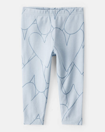 Baby Girl Heart Leggings, 