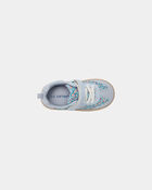 Toddler Girl Floral Casual Shoes - Blue, image 4 of 6 slides