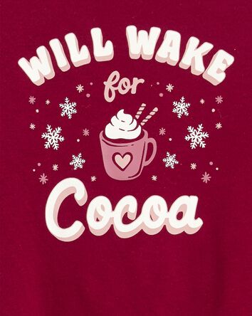 2-Piece Hot Cocoa Poly Fuzzy Pyjamas, 