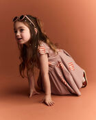 Toddler Girl Avenue Twirl&trade; Dress in Big Top Print - Mauve, image 6 of 6 slides