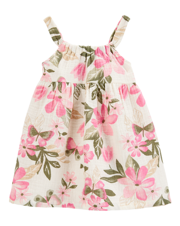 Baby Floral Sleeveless Dress - Floral, 