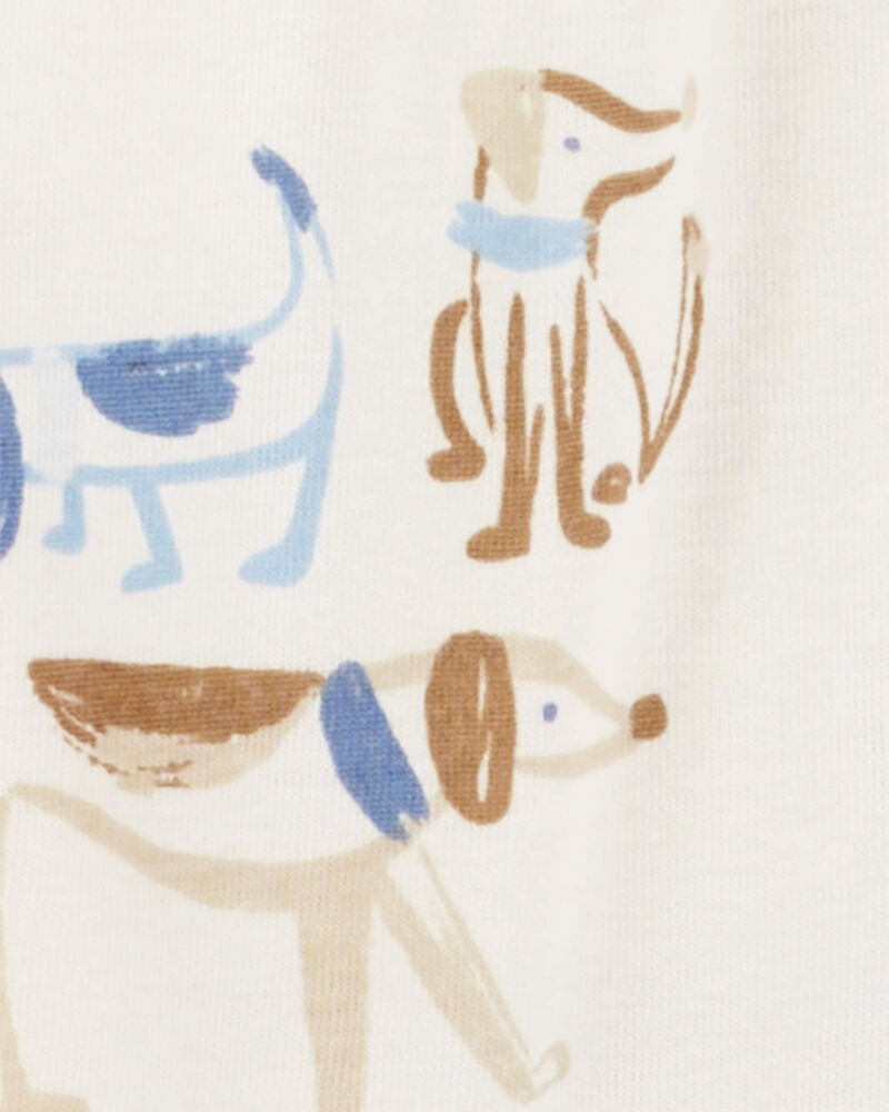 Baby Dog Print 3-Piece Converter Gown Set, image 3 of 4 slides