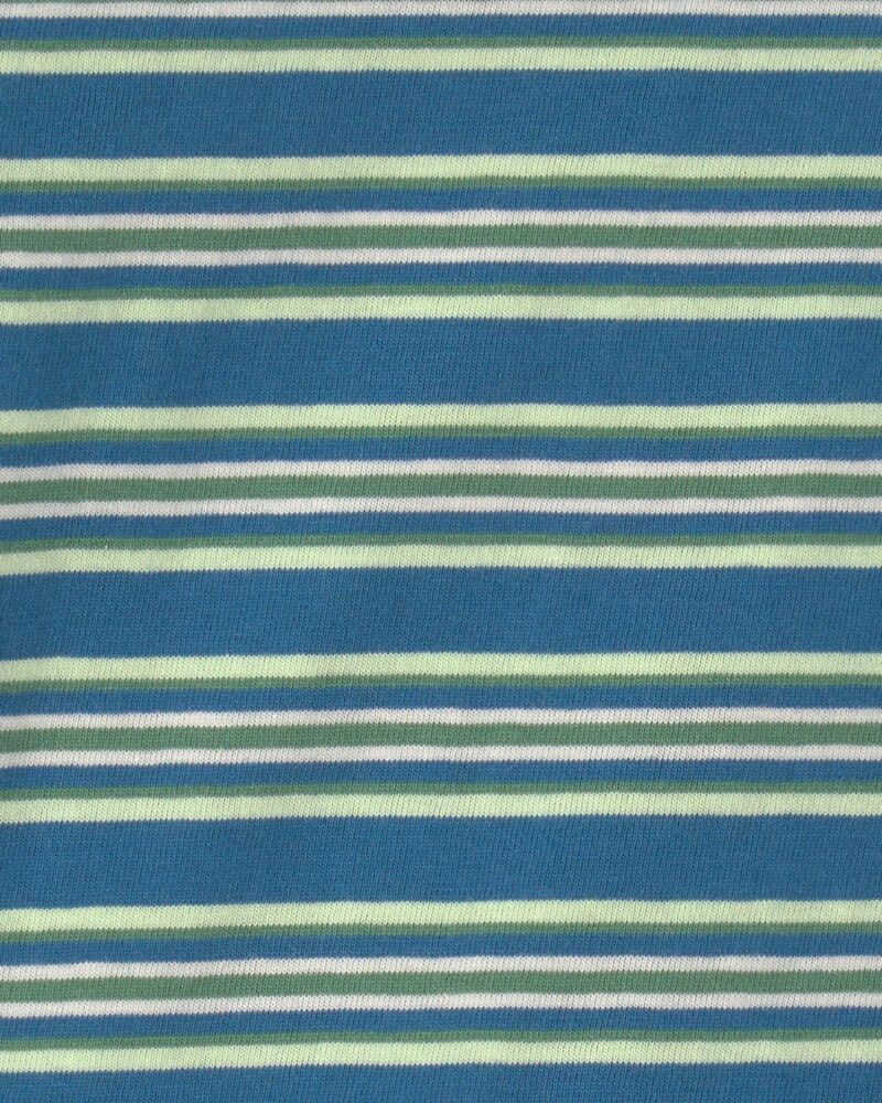 Baby Boy Striped Long-Sleeve T-Shirt - Blue, image 2 of 3 slides