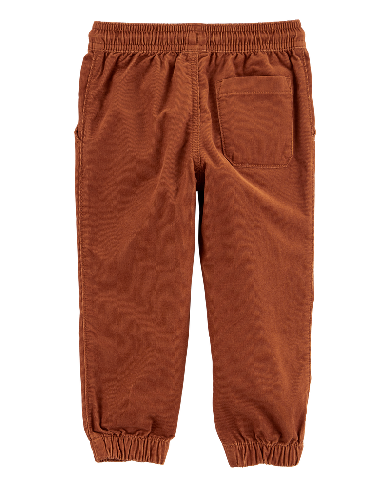 Toddler Pull-On Corduroy Joggers, image 2 of 4 slides