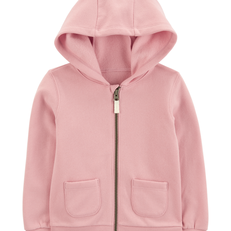Pink hoodie zip up deals