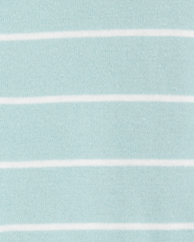 Toddler 1-Piece Striped 100% Snug Fit Cotton Romper Pyjamas, image 2 of 3 slides