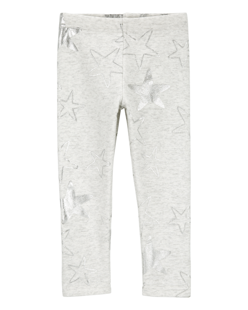 Baby Girls Baby Sparkly Star Cozy Fleece Leggings 24M Carter s