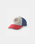 Baby Boy Beach Baseball Hat - Blue/Red, image 1 of 2 slides