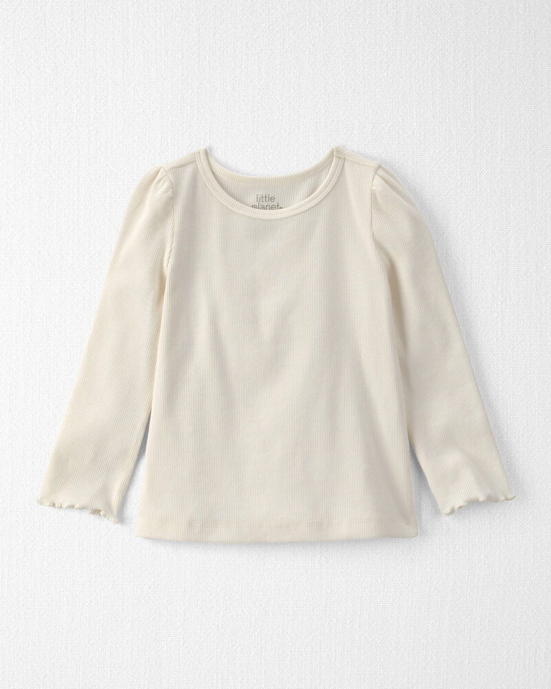 Toddler Girl 2-Piece Organic Cotton Herringbone Jumper Set, image 3 of 6 slides
