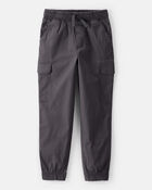 Boys Cotton Fashion Cargo Pants - Dark Grey, image 1 of 4 slides