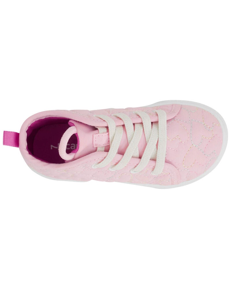 Toddler Heart Print Sneakers, image 4 of 7 slides