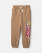 Toddler Boy 2-Piece Lightning McQueen Long-Sleeve Top & Pant Set - Brown, image 2 of 3 slides