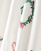 Bébé - Pyjama à manches longues PurelySoft avec imprimé couronne - Ivoire, image 5 sur 5 diapositives