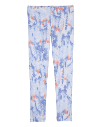 Kid Tie-Dye Stretch Leggings, 