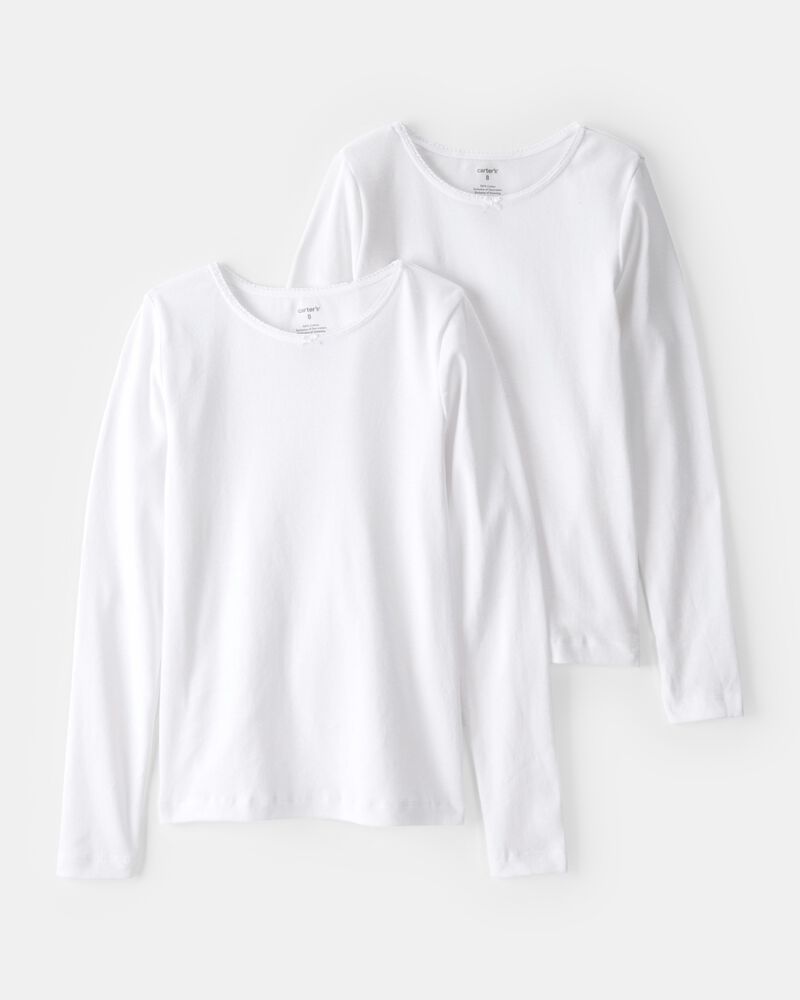2-Pack Cotton Undershirts, image 1 of 2 slides