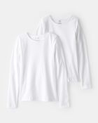 2-Pack Cotton Undershirts, image 1 of 2 slides