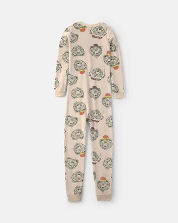 Boys 1-Piece Bears DreamPlush Snug Fit Pyjama - Tan, 