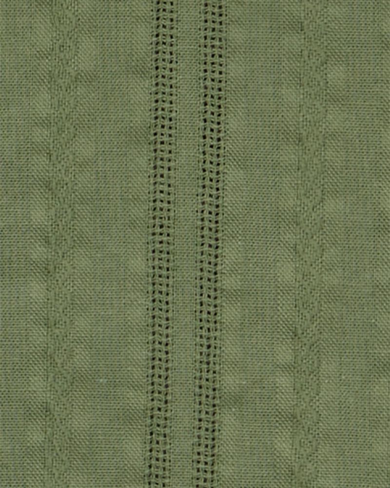 Bébé garçon - Ensemble 3 pièces short et chapeau - Vert olive/Kaki, image 2 sur 3 diapositives