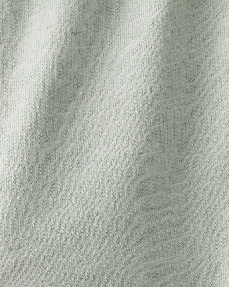 Toddler Girl Bow Pocket French Terry Pants - Green, image 4 of 5 slides