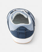 B&eacute;b&eacute; gar&ccedil;on - Baskets d&eacute;contract&eacute;es ray&eacute;es - Bleu, image 3 sur 6 diapositives