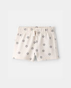 Baby Soccer French Terry Shorts - White, image 1 of 4 slides