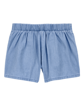 Kid Chambray Pull-On Shorts, 