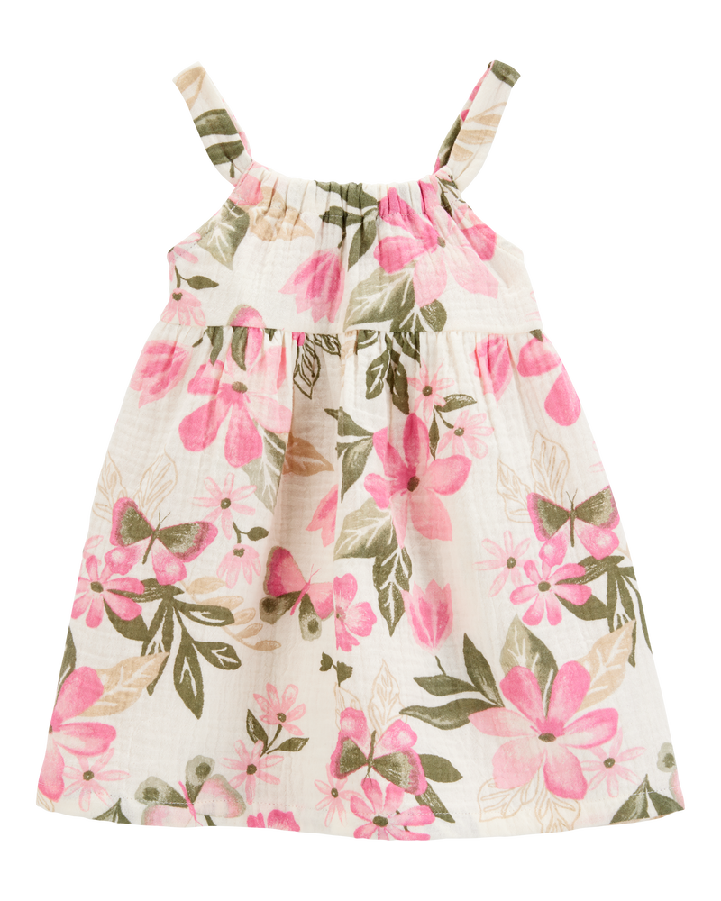Bébé Robe sans manches à fleurs, image 1 sur 4 diapositives