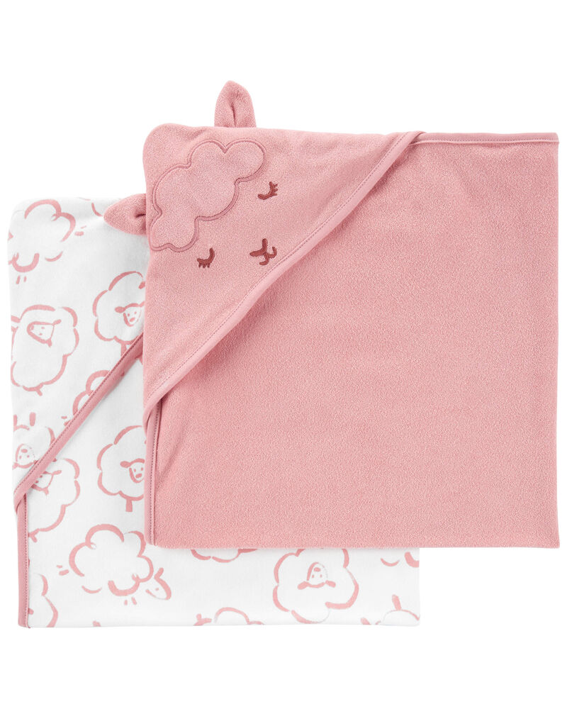 Baby 2-Pack Hooded Towels, image 1 of 1 slides