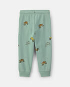 Toddler Boy Monster Truck Joggers - Green, image 2 of 4 slides