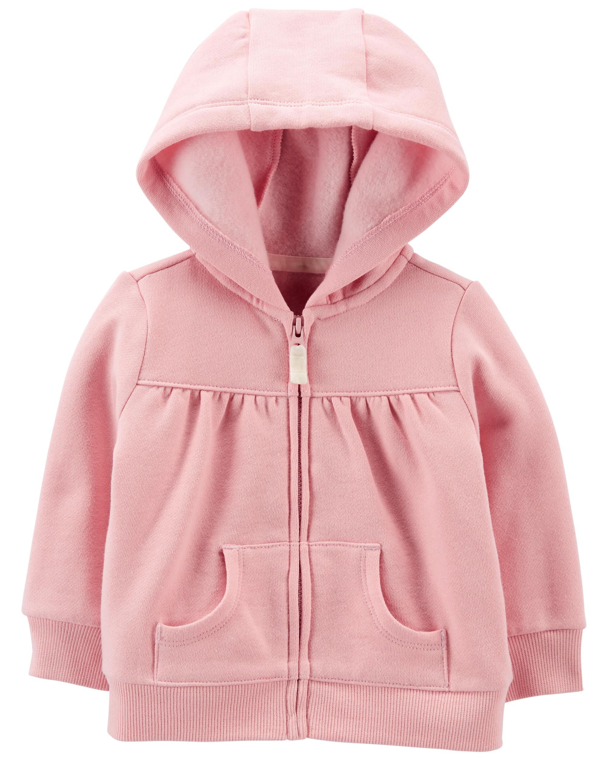 Pink sherpa lined hoodie outlet
