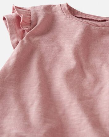 Baby Girl 3-Pack Organic Cotton Flutter T-Shirts, 