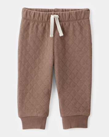 Bébé garçon - Ensemble 2 pièces cache-couche à manches longues imprimé des bois et pantalon matelassé, 