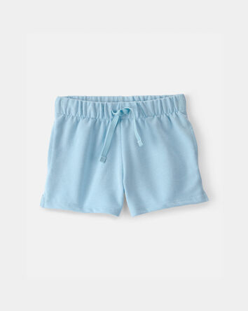 Tout-petit fille - Short en jersey bouclette - Bleu, 