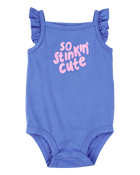Baby So Stinkin' Cute Flutter-Sleeve Bodysuit, image 1 of 3 slides