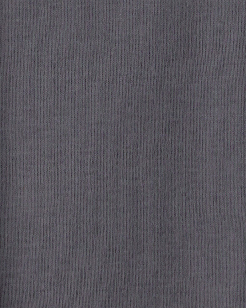 Baby Boy Trash Truck 100% Cotton Short-Sleeve Snug Fit 4-Piece Pyjama Set - Grey, image 4 of 5 slides