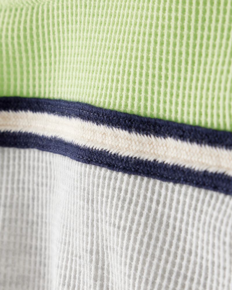 Boys Stripe Thermal Long-Sleeve T-Shirt - Grey, image 2 of 4 slides