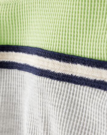 Gar&ccedil;ons - T-shirt &agrave; manches longues thermique ray&eacute; - Gris, 