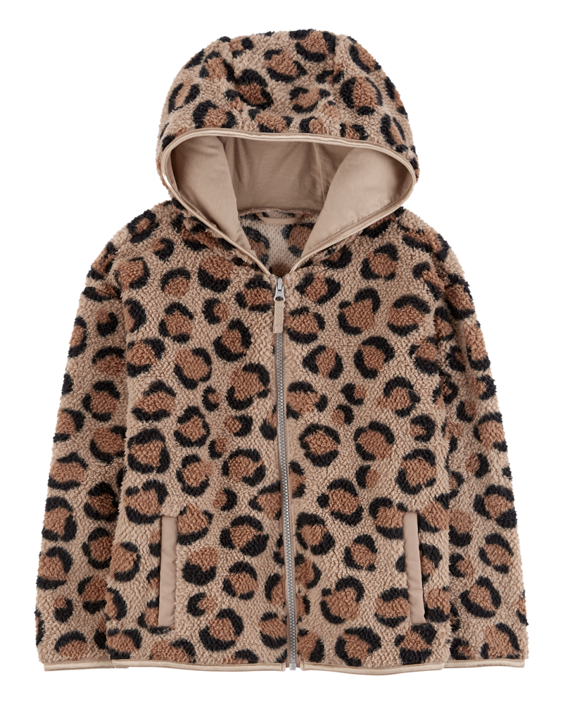 Kids leopard jacket deals