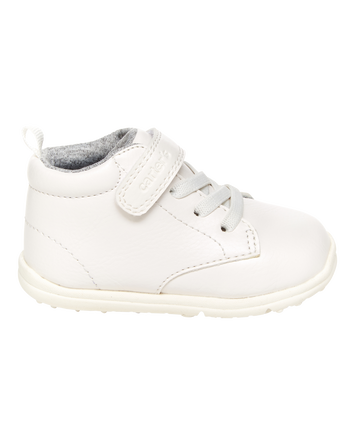 Baby Boy Every Step&reg; First Walker High Top Sneaker - White, 