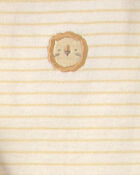 Baby 3-Piece Lion Terry Short-Sleeve Layering Set - Yellow, image 6 of 8 slides