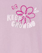 Kid Keep Growing Floral Long-Sleeve Tee, image 4 of 5 slides
