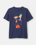 Kids Phineas and Ferb Graphic Tee - Navy Blue, image 1 of 2 slides