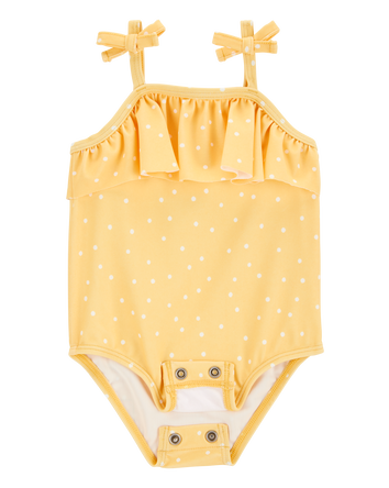 Baby 1-Piece Polka Dot Swimsuit, 
