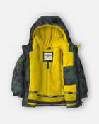 Toddler Boy  2 Piece Snowsuit With Chest Pocket- Green, image 4 of 13 slides