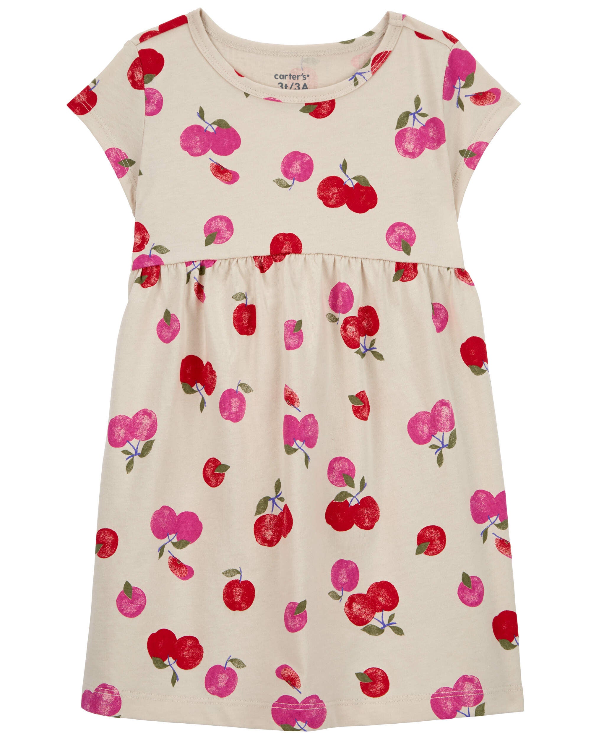 Toddler Girls Toddler Cherry Jersey Dress 2T Carter s