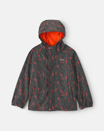 Boys Kombi London Rain Jacket - Orange, 