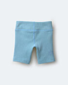 Toddler Girl Brooklyn Bike Shorts - Pale Blue, image 5 of 6 slides