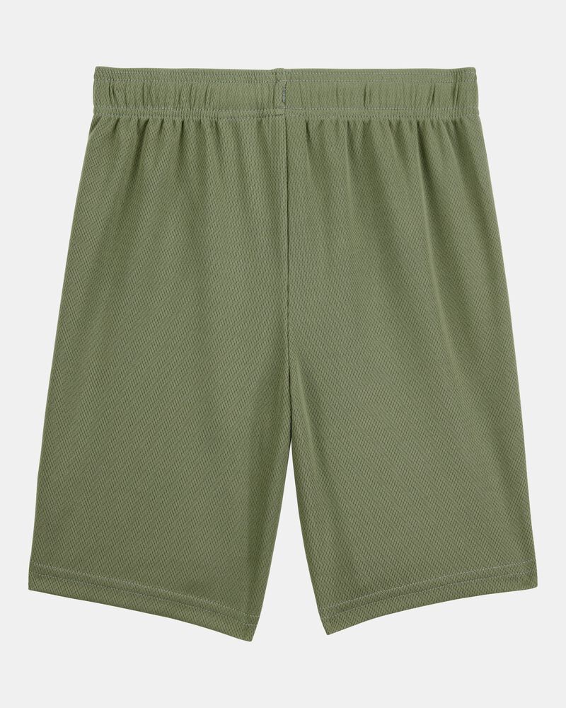 Boys Active Mesh Shorts - Green, image 2 of 4 slides