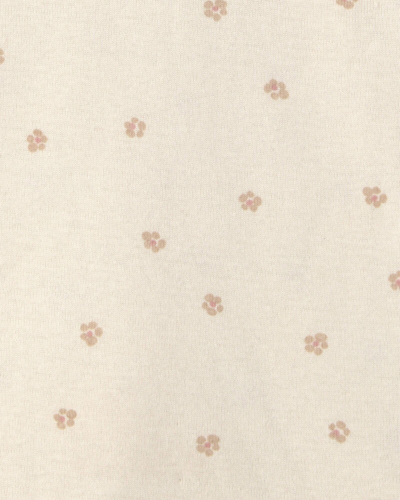 Baby Girl 3-Piece Paw Print Teddy Fleece Layering Set - Brown, image 3 of 6 slides