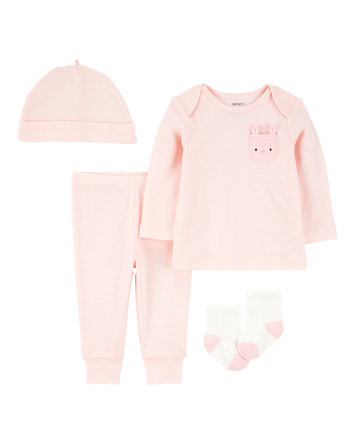 Baby 4-Piece Bunny Outfit Set, 